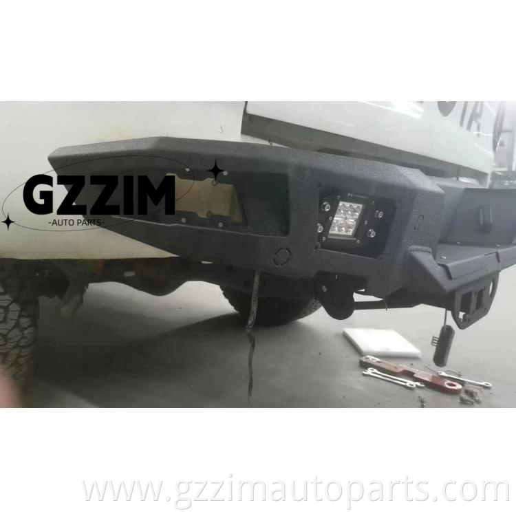 Car Auto Parts Stainless Black Rear Bumper Guard For Hilux Revo Vigo